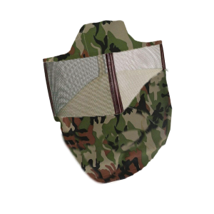 Art.145MI Maschera mimetica quadrata a cappello in rete pieghevole