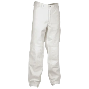 PU735-GD-BI Pantalone moda bianco multitasche